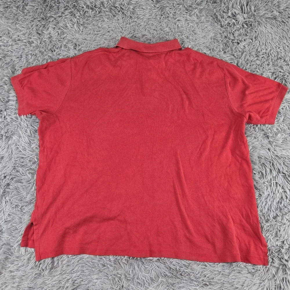 Polo Ralph Lauren Mens 2XL XXL Red‎ Short Sleeve Cotton Preppy Polo
